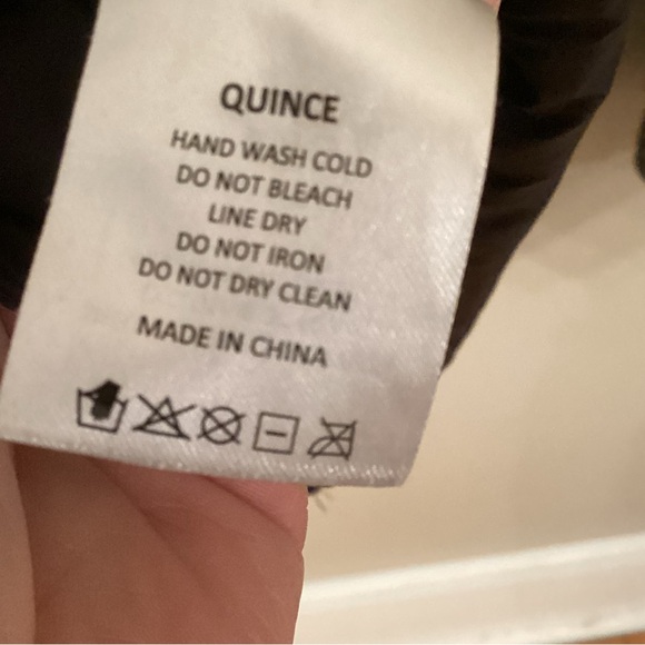 QUINCE SIZE S BLACK LIGHTWEIGHT DOWN PUFFER JACKET - Picture 9 of 10